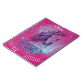 Carnet Mon Cheval Est Ma Magenta Mondiale (Côté gauche)