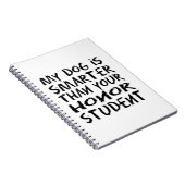 Carnet Mon chien est plus intelligent que votre élève d'h (Côté Droit)