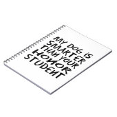 Carnet Mon chien est plus intelligent que votre élève d'h (Côté gauche)