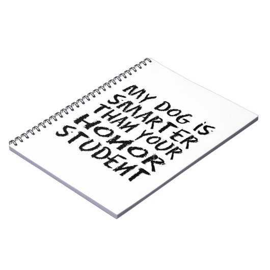 Carnet Mon chien est plus intelligent que votre élève d'h (Côté gauche)