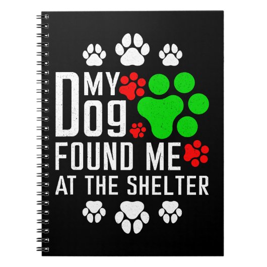 Carnet Mon Chien M'A Trouvé Chez Les Amoureux de les chie (Devant)