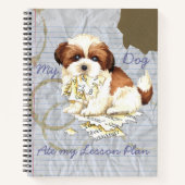 Carnet Mon Chih Tzu Mange Mon Plan De Leçon (Devant)