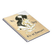 Carnet Mon Chin Japonais A Mangé Mes Devoirs (Côté Droit)