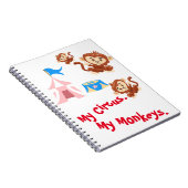 Carnet Mon cirque. Mes singes. (Côté Droit)