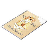 Carnet Mon Cocker Spaniel A Mangé Mes Devoirs (Côté gauche)