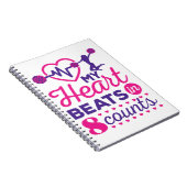 Carnet Mon coeur bat en 8 comtes Cheerled Cheer (Côté Droit)