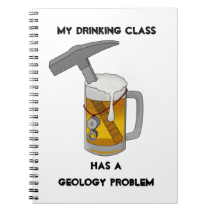 Carnet Mon cours de boisson a un problème de géologie