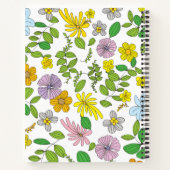 Carnet Mon design de fleurs (Dos)