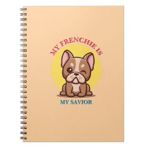 Carnet Mon Frenchie est mon sauveur Mignon Meme de Bouled