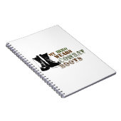 Carnet Mon héros porte des bottes de combat (Côté Droit)