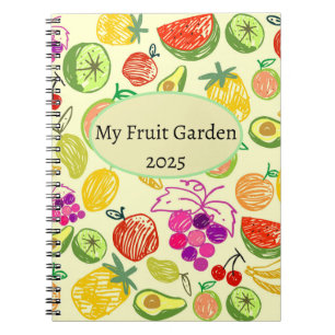 Carnet Mon jardin de fruits 2025