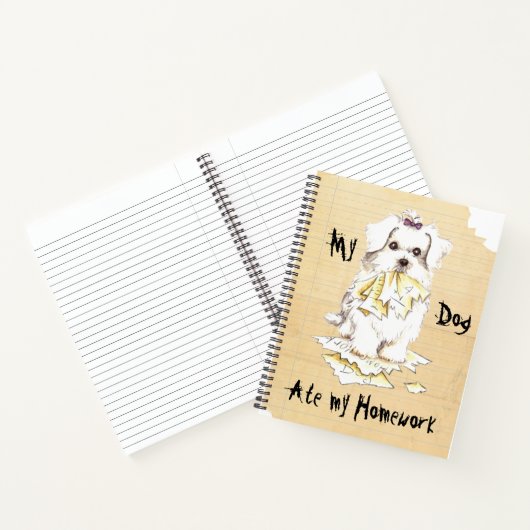 Carnet Mon Maltais A Mangé Ma Maison (Intérieur)