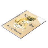 Carnet Mon Mastiff A Mangé Mes Devoirs (Côté gauche)