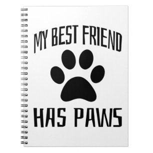 Carnet Mon meilleur ami a des pattes - Amoureux des chien
