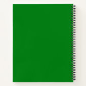 Carnet Mon nom est Green & White Softcover (Dos)