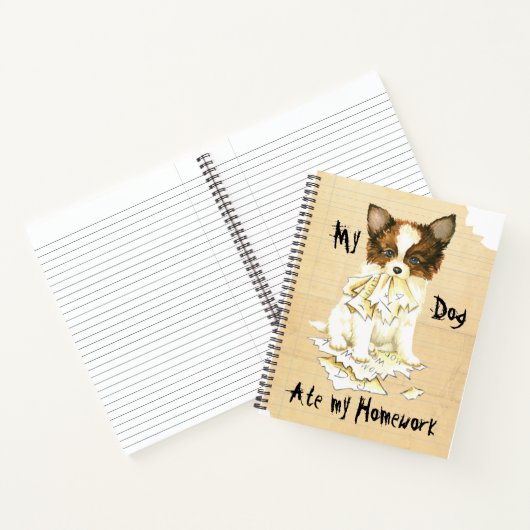Carnet Mon Papillon a mangé mes devoirs (Intérieur)
