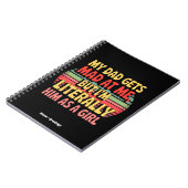 Carnet Mon Père Est Fâché Contre Moi Mais Je Le Suis Litt (Côté gauche)