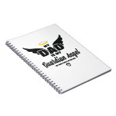 Carnet Mon Père, Mon Ange Gardien, Me Surveille En Mémoir (Côté Droit)