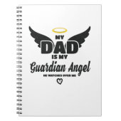 Carnet Mon Père, Mon Ange Gardien, Me Surveille En Mémoir (Devant)