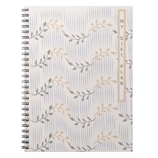 Carnet Mon Plan de Régime (Devant)