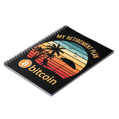 Carnet Mon Plan De Retraite Bitcoin Plage Coucher De Sole (Côté gauche)