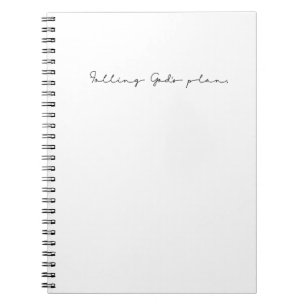 Carnet Mon plan Le plan de Dieu L'Art Inspirationnel Evan