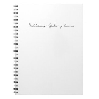 Carnet Mon plan Le plan de Dieu L'Art Inspirationnel Evan