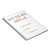 Carnet Mon pour faire la liste (Côté Droit)