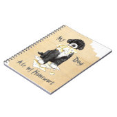 Carnet Mon PWD A Mangé Mes devoirs (Côté gauche)