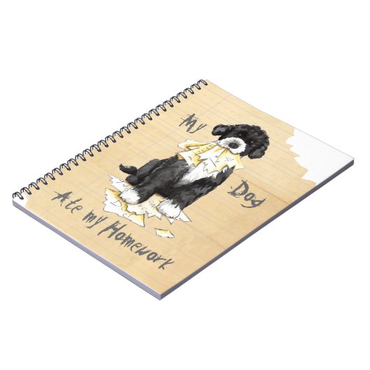 Carnet Mon PWD A Mangé Mes devoirs (Côté gauche)