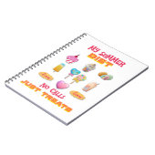 Carnet Mon régime d'été pas d'appels juste des friandises (Côté gauche)