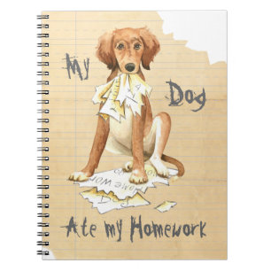 Carnet Mon saluki m'a mangé mes devoirs