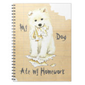 Carnet Mon Samoyed Ate my Homework (Devant)