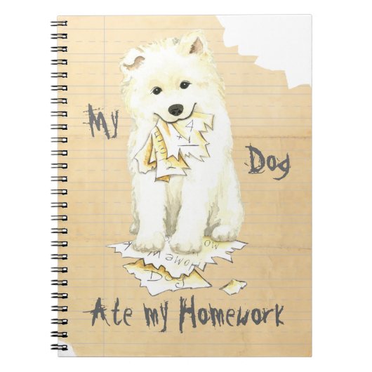 Carnet Mon Samoyed Ate my Homework (Devant)