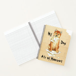 Carnet Mon Shiba Inu A Mangé Mes Devoirs