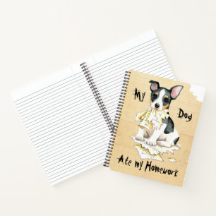 Carnet Mon Teddy Roosevelt Terrier Ate mes devoirs
