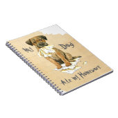 Carnet Mon Terrier frontalier a mangé mes devoirs (Côté Droit)