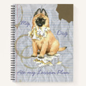 Carnet Mon Tervuren a mangé mon plan de leçon (Devant)