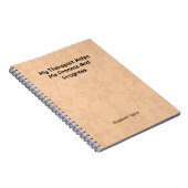 Carnet Mon Thérapeute M'aide à Traiter et Progresser (Côté Droit)