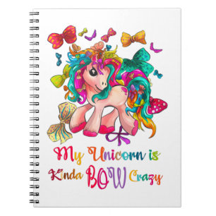 Carnet Mon Unicorne Est Kinda Bow Crazy