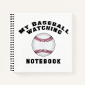 Carnet Mon visionnage de baseball  (Devant)