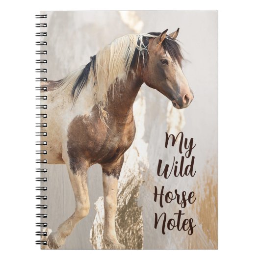 Carnet Mon Voyageur de Cheval Sauvage (Devant)