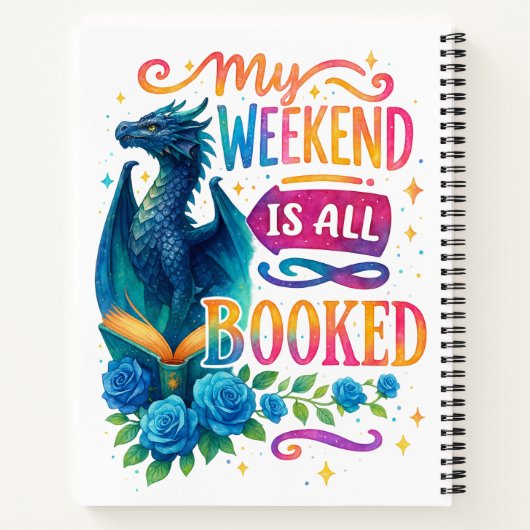 Carnet Mon Week-End Est Réservé (Dos)