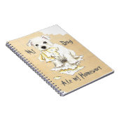 Carnet Mon Westie A Mangé Mes Devoirs (Côté Droit)