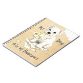 Carnet Mon Westie A Mangé Mes Devoirs (Côté gauche)