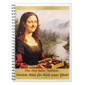 Carnet Mona Lisa aime les chocolats (Devant)