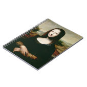 Carnet Mona Lisa, copie de la peinture par Leonardo DA (Côté gauche)