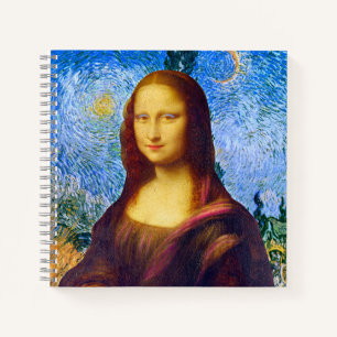 Carnet Mona Lisa et Van Gogh