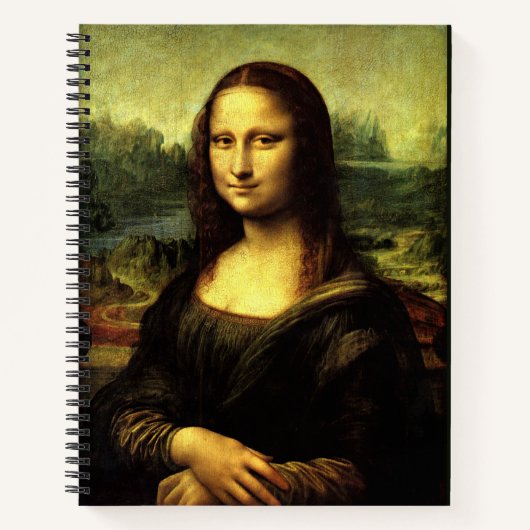 Carnet Mona Lisa, peinture d'art, (Devant)