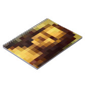 Carnet Mona Lisa pixel art Leonardo da Vinci, La Gioconda (Côté gauche)